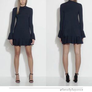 NWT Susana Monaco Revolve Long Sleeve Mini Dress